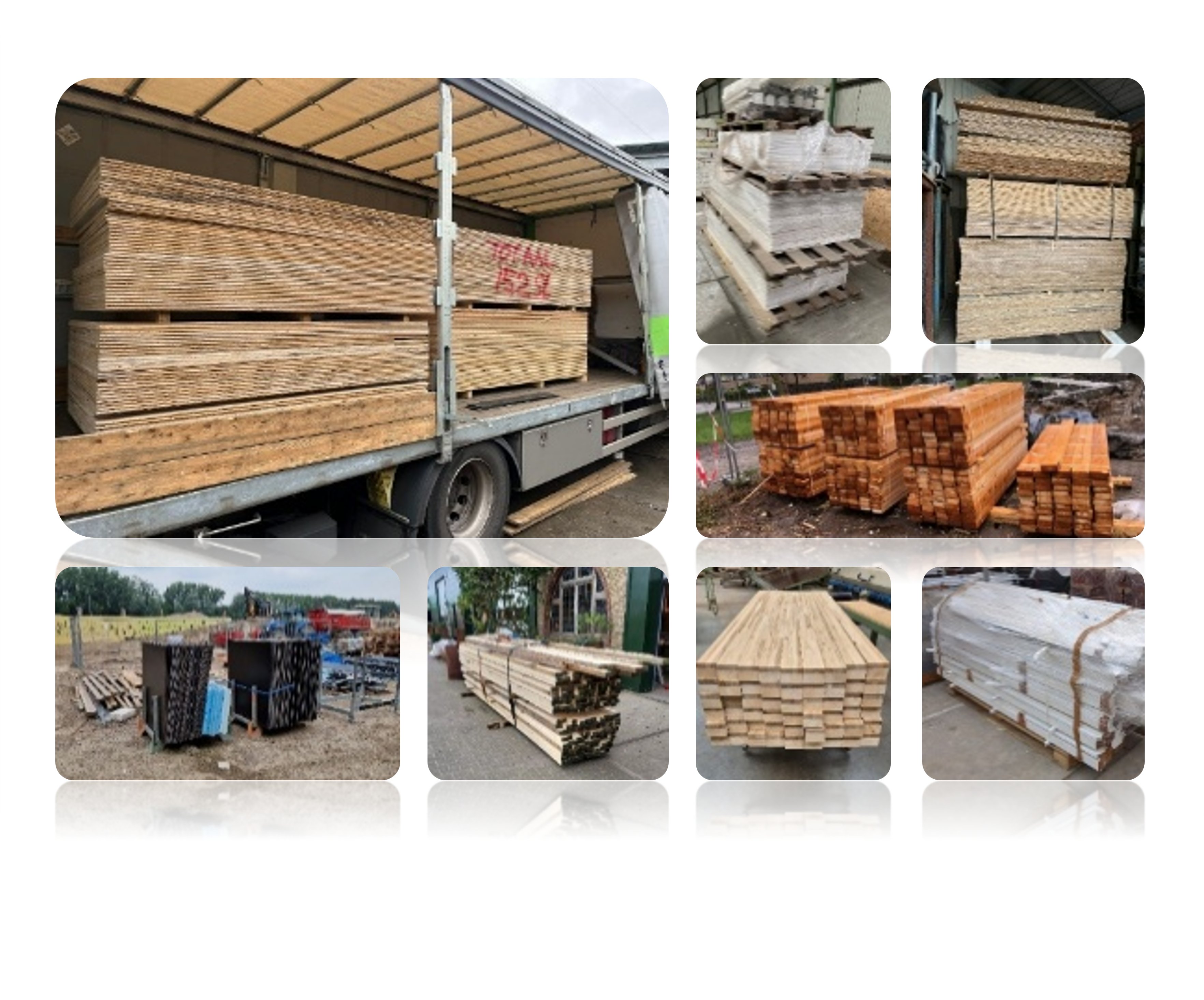 Netwerk met afnemers en herbestemmingen